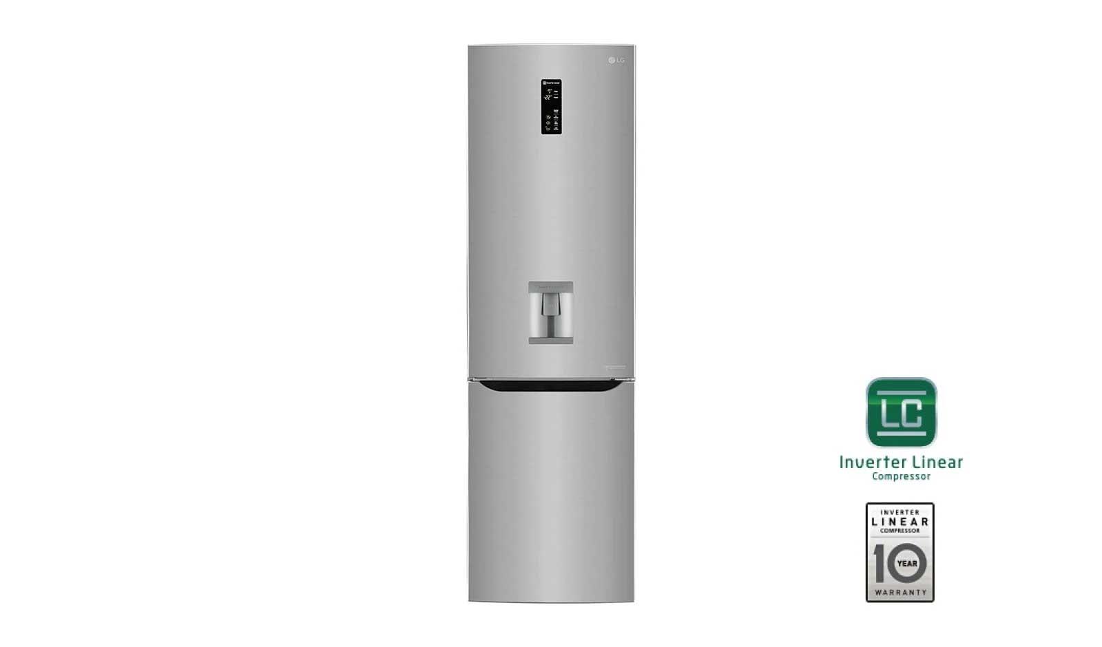 Vorderseite von LG Premium Kühl-Gefrierkombination GBF60PZFZS