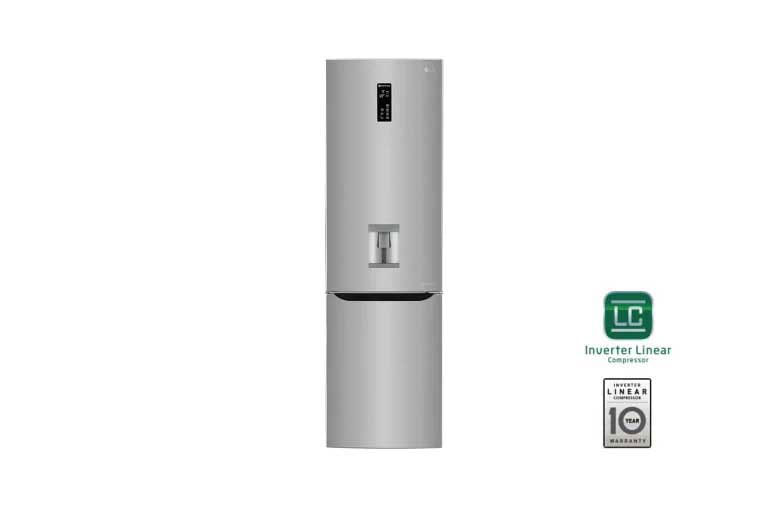 Vorderseite von LG Premium Kühl-Gefrierkombination GBF60PZFZS