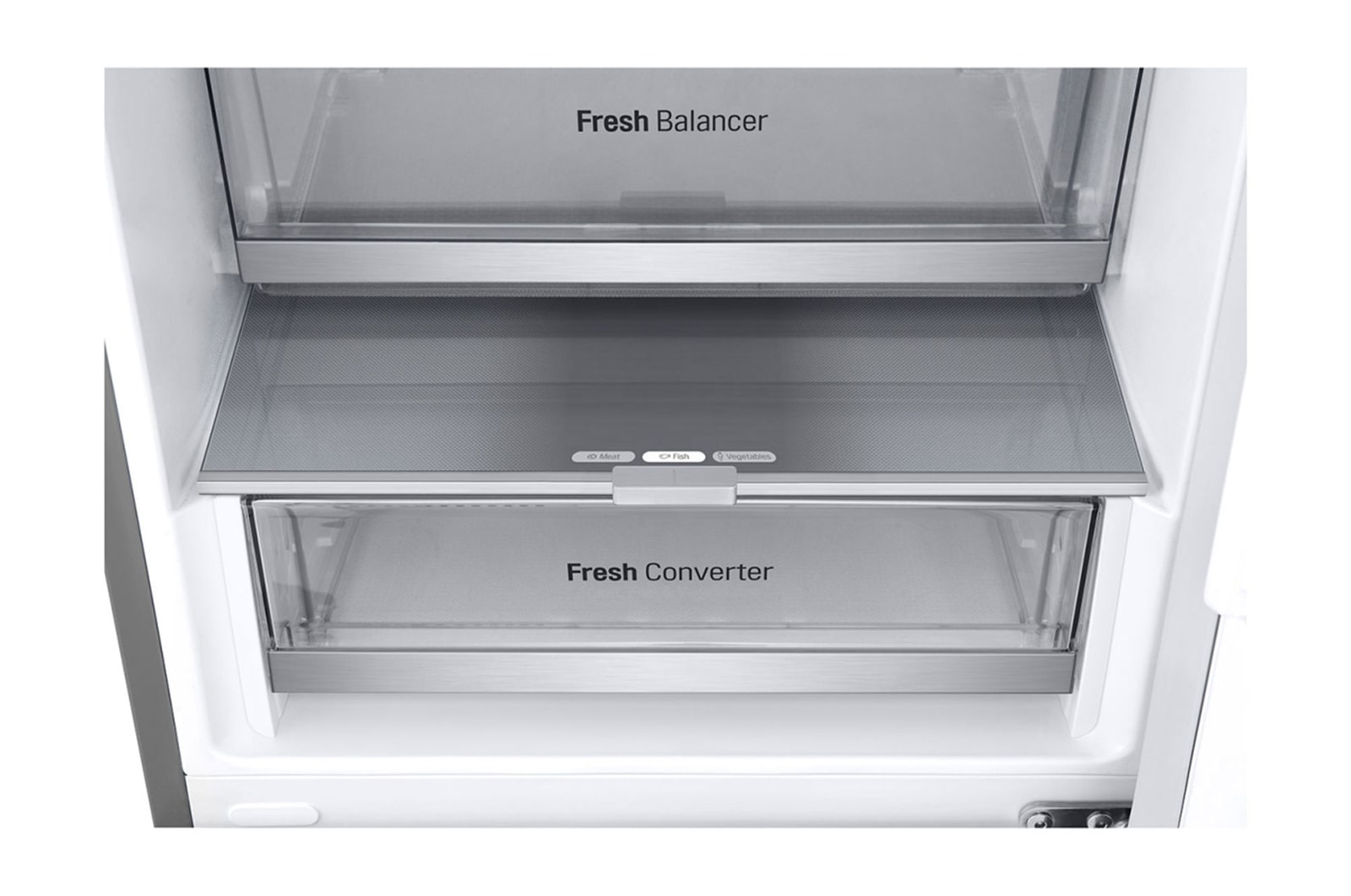 LG Kühl-Gefrierkombination (B, 387L, 203 cm hoch) mit 138 kWh/a & Smart Inverter Compressor® | GBV7280BMB, GBV7280BMB