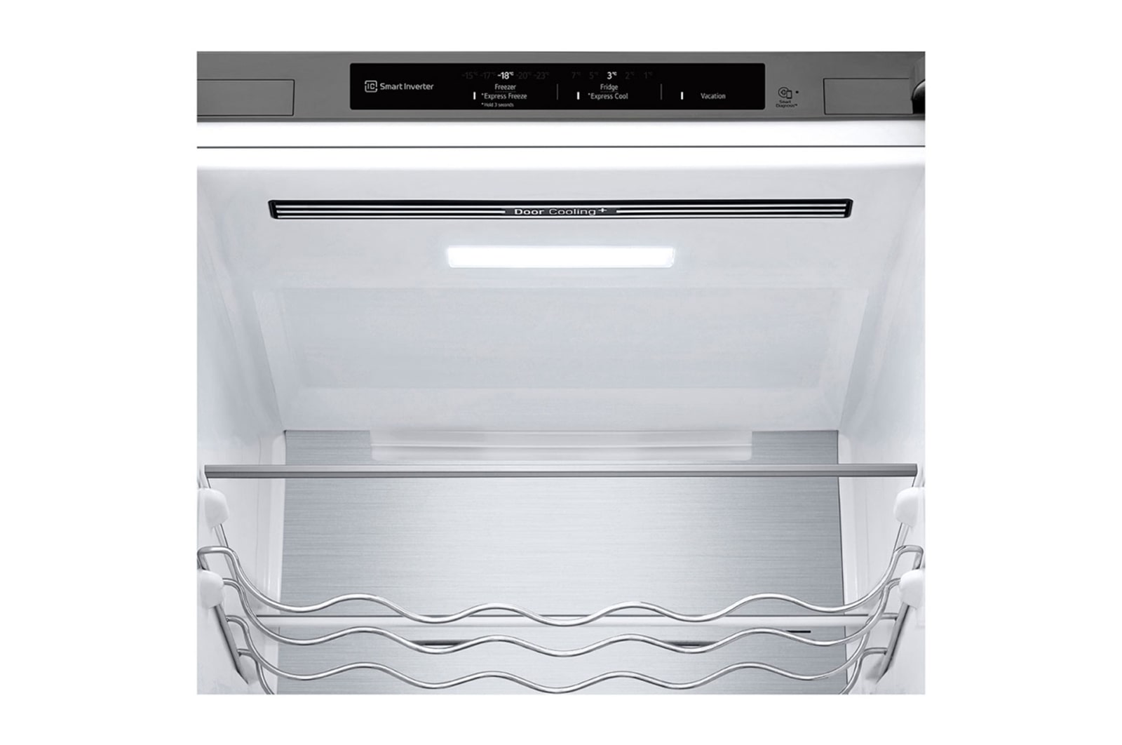 LG Kühl-Gefrierkombination (B, 387L, 203 cm hoch) mit 138 kWh/a & Smart Inverter Compressor® | GBV7280BMB, GBV7280BMB