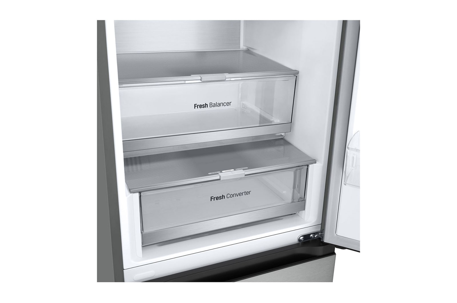 LG Kühl-Gefrierkombination (B, 387L, 203 cm hoch) mit 138 kWh/a & Smart Inverter Compressor® | GBV7280BMB, GBV7280BMB