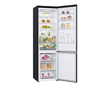 LG Kühl-Gefrierkombination | 384 Liter Nutzinhalt | Energieeffizienzklasse A | Matte Black | 203 cm | Inverter Linear Compressor® | GBP62MCNAC, GBP62MCNAC