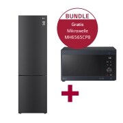 LG Kühl-Gefrierkombination GBP62MCNAC & Mikrowelle mit Smart Inverter Technologie MH6565CPB, GBP62MCNAC.MH65CPB