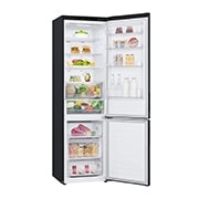 LG Kühl-Gefrierkombination | 384 Liter Nutzinhalt | Energieeffizienzklasse B | Matte Black | 203 cm | Inverter Linear Kompressor® | GBP62MCNBC, GBP62MCNBC