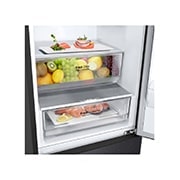 LG Kühl-Gefrierkombination | 384 Liter Nutzinhalt | Energieeffizienzklasse B | Matte Black | 203 cm | Inverter Linear Kompressor® | GBP62MCNBC, GBP62MCNBC