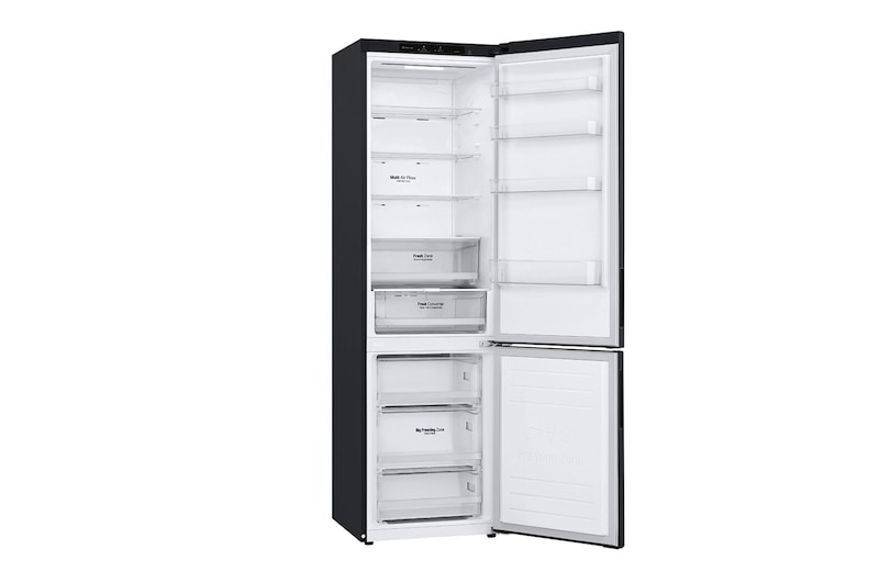 LG Kühl-Gefrierkombination (B, 384L, 203cm hoch) mit 137 kWh/a & Inverter Linear Compressor® | GBP62MCTBC, GBP62MCTBC