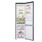 LG Kühl-Gefrierkombination | 384 Liter Nutzinhalt | Energieeffizienzklasse B | Matte Black | 203 cm | Inverter Linear Compressor® | GBP62MCTBC, GBP62MCTBC