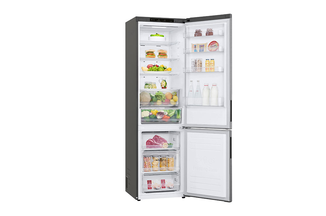 LG Kühl-Gefrierkombination (EEK A, 384L, 203cm hoch) mit 110 kWh/a & Inverter Linear Compressor® | GBP62PZNAC, GBP62PZNAC