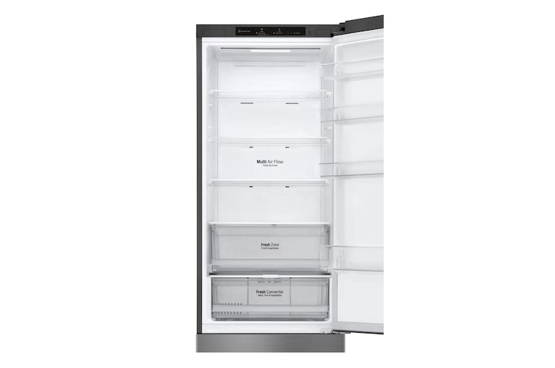 LG Kühl-Gefrierkombination (B, ​384​L,​ ​203 cm hoch)​ mit 137 kWh/a & Inverter Linear Compressor®​ | GBP62PZNBC, GBP62PZNBC