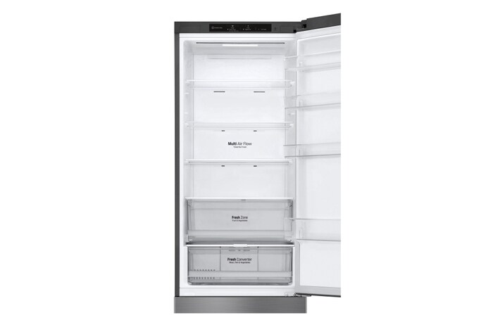 LG Kühl-Gefrierkombination (B, ​384​L,​ ​203 cm hoch)​ mit 137 kWh/a & Inverter Linear Compressor®​ | GBP62PZNBC, GBP62PZNBC