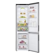 LG Kühl-Gefrierkombination | 384 Liter Nutzinhalt | Energieeffizienzklasse B | Steel | 203 cm | Inverter-Linearkompressor | GBP62PZNBC, GBP62PZNBC