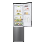 LG Kühl-Gefrierkombination | 384 Liter Nutzinhalt | Energieeffizienzklasse B | Steel | 203 cm | Inverter-Linearkompressor | GBP62PZNBC, GBP62PZNBC