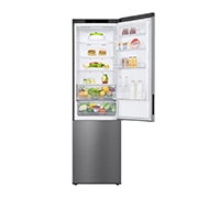 LG Kühl-Gefrierkombination | 384 Liter Nutzinhalt | Energieeffizienzklasse C | Edelstahl | 203cm hoch | Smart Inverter Compressor®️ | GBP62PZNCC1, GBP62PZNCC1