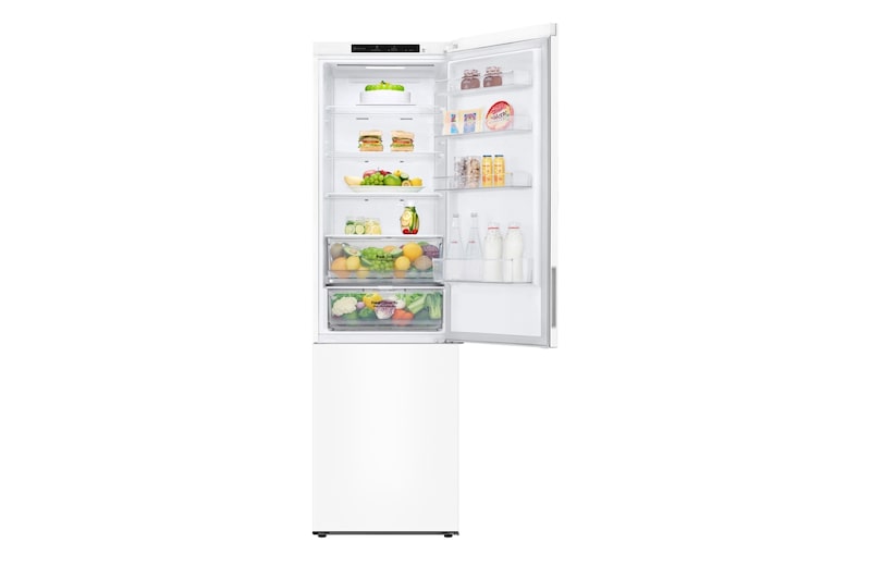 LG Kühl-Gefrierkombination (A, 384L, 203cm hoch) mit 110 kWh/a & Inverter Linear Compressor® | GBP62SWNAC, GBP62SWNAC