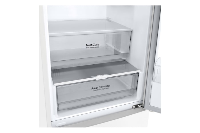 LG Kühl-Gefrierkombination (A, 384L, 203cm hoch) mit 110 kWh/a & Inverter Linear Compressor® | GBP62SWNAC, GBP62SWNAC