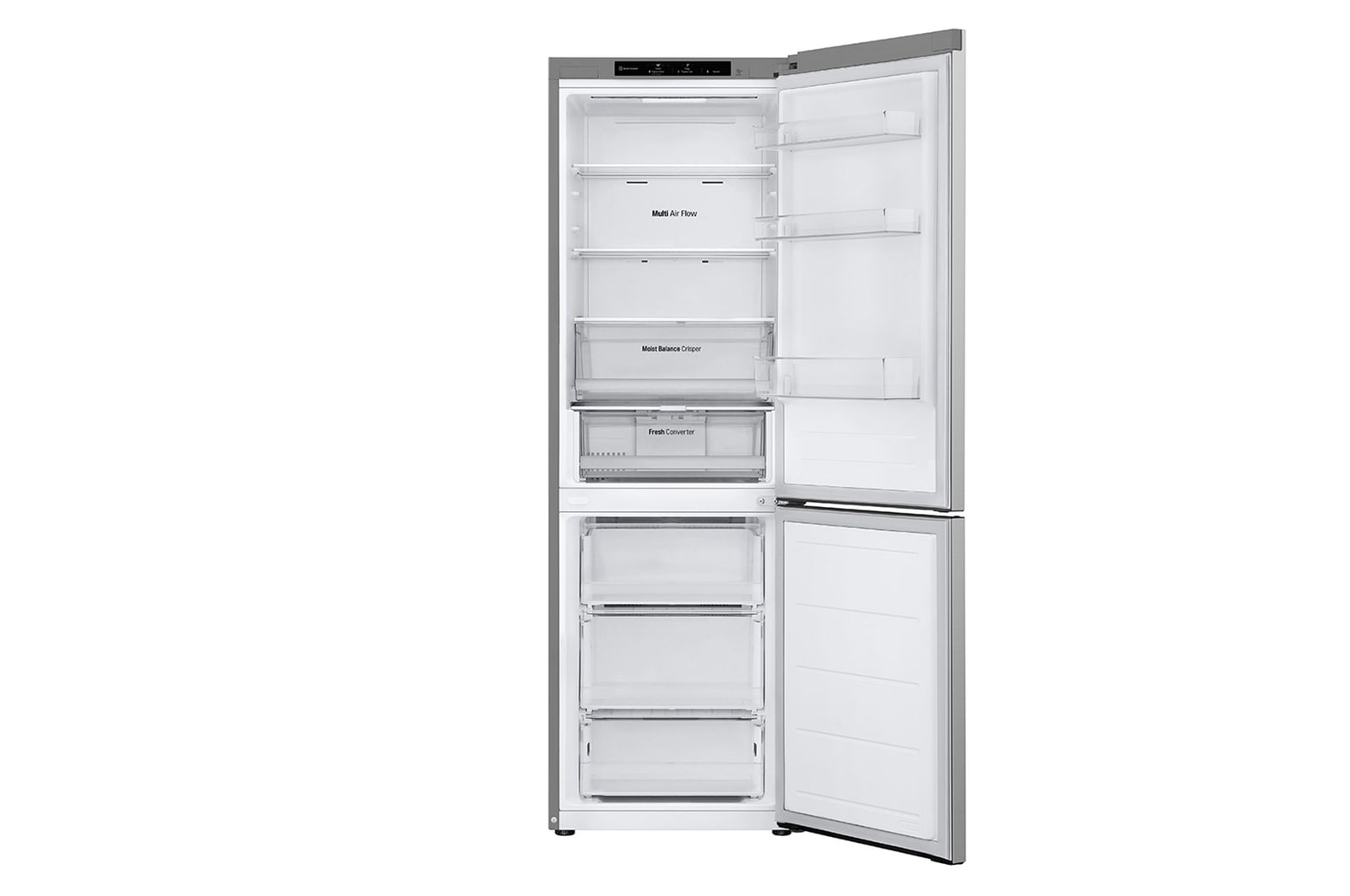 Top door open view