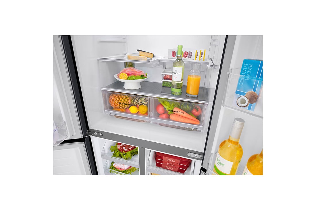 LG SLIM Multi-Door Kühlschrank (E, 530L, 178,7 cm hoch) | GMB844MC4E, GMB844MC4E