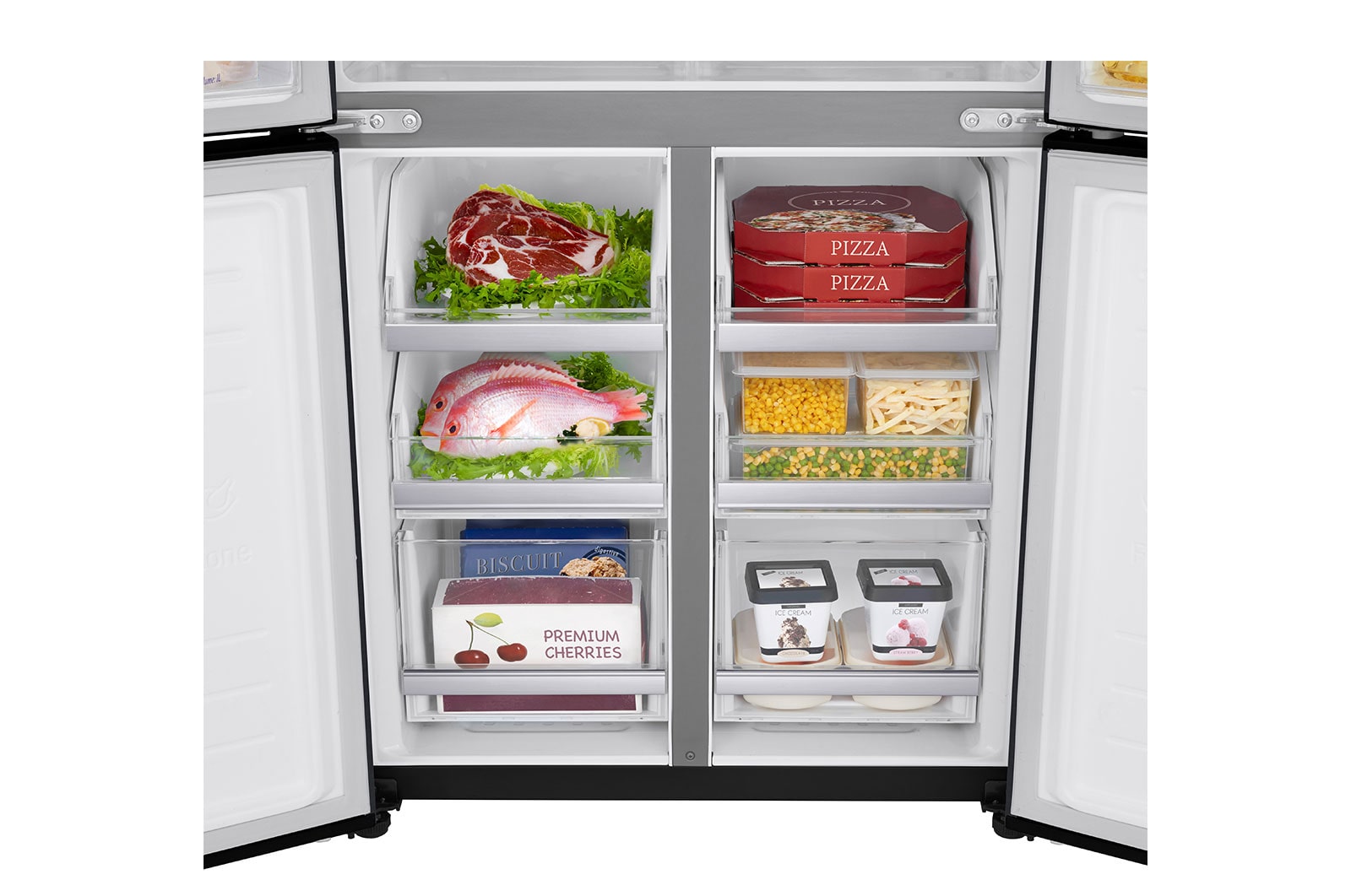 LG SLIM Multi-Door Kühlschrank (E, 530L, 178,7 cm hoch) | GMB844MC4E, GMB844MC4E