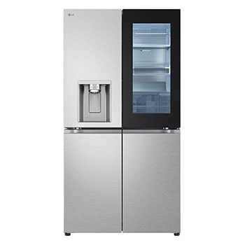 LG InstaView® Multi-Door Kühlschrank (E, 637L, 179cm hoch) mit Eis-, Crushed Ice- und Wasserspender & internem Wassertank | GMG961NPKE, GMG961NPKE