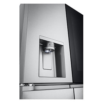 LG InstaView® Multi-Door Kühlschrank (E, 637L, 179cm hoch) mit Eis-, Crushed Ice- und Wasserspender & internem Wassertank | GMG961NPKE, GMG961NPKE