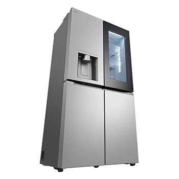 LG InstaView® Multi-Door Kühlschrank (E, 637L, 179cm hoch) mit Eis-, Crushed Ice- und Wasserspender & internem Wassertank | GMG961NPKE, GMG961NPKE