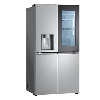 LG InstaView® Multi-Door Kühlschrank (E, 637L, 179cm hoch) mit Eis-, Crushed Ice- und Wasserspender & internem Wassertank | GMG961NPKE, GMG961NPKE