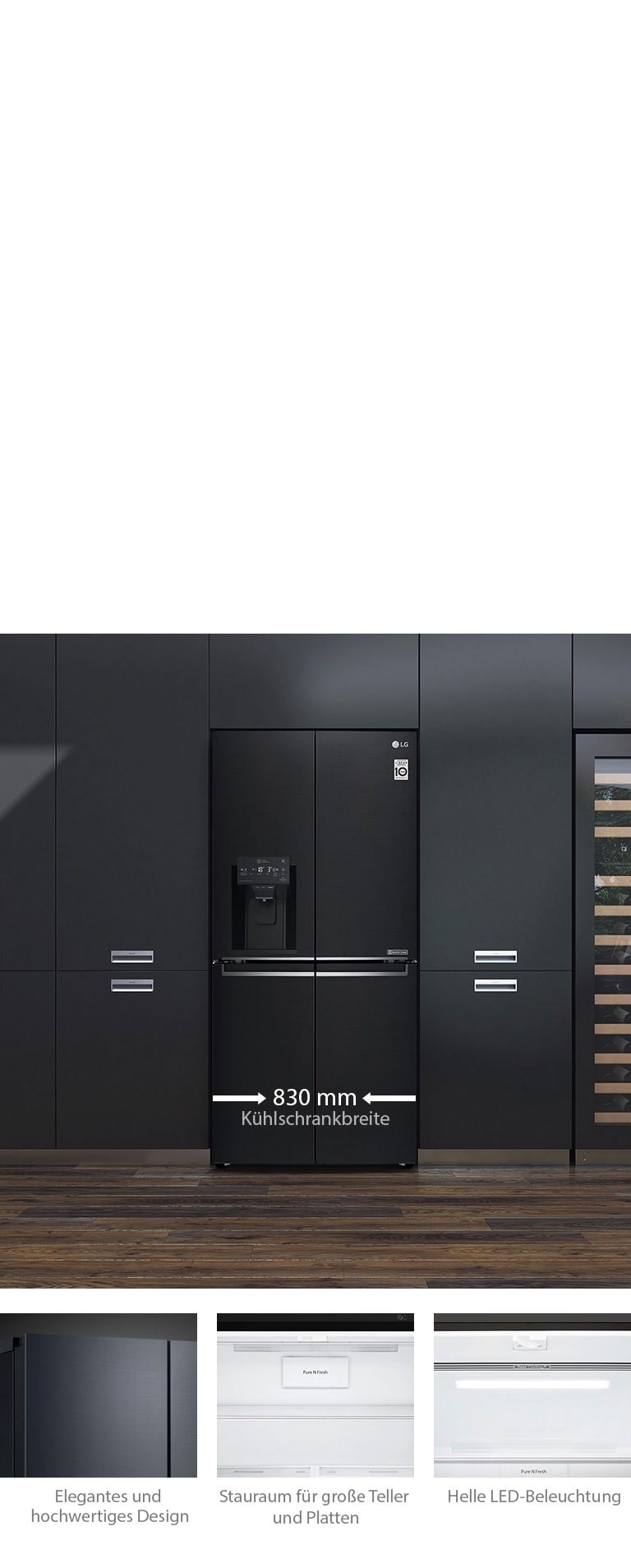 Schlankes Gerät mit geringer Breite