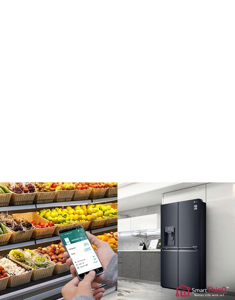 Anpassen der Kühlschrankeinstellungen aus der Ferne