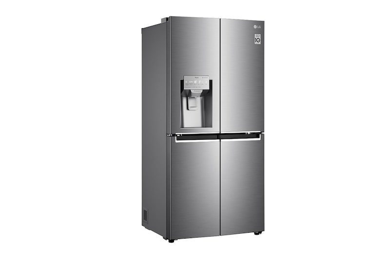 LG Multi-Door mit Eis-, Crushed Ice- und Wasserspender | 506 L Kapazität | Energieeffizienzklasse E | Interner Wassertank | Steel | GML844PZAE, GML844PZAE