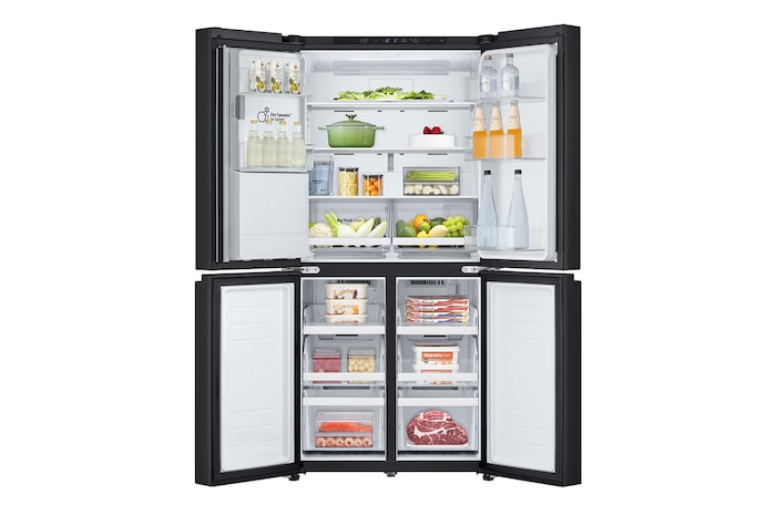 Front all doors open with food