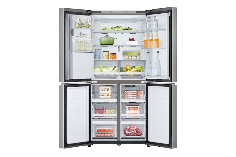 LG SLIM Multi-Door Kühlschrank (E, 506L, 179cm hoch) mit Eis-, Crushed Ice- und Wasserspender & internem Wassertank | GML861PYPE, GML861PYPE