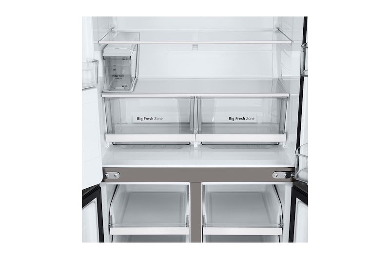 LG SLIM Multi-Door Kühlschrank (E, 506L, 179cm hoch) mit Eis-, Crushed Ice- und Wasserspender & internem Wassertank | GML861PYPE, GML861PYPE