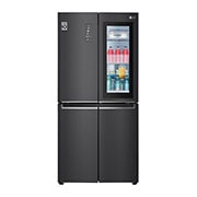 LG Multi-Door mit InstaView Door-in-Door ® | 530 Liter Kapazität | Energieeffizienzklasse E | Matte Black Steel | GMQ844MC5E, GMQ844MC5E