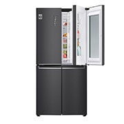 LG Multi-Door mit InstaView Door-in-Door ® | 530 Liter Kapazität | Energieeffizienzklasse E | Matte Black Steel | GMQ844MC5E, GMQ844MC5E