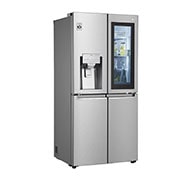 LG Multi-Door mit InstaView Door-in-Door®  | Eis-, Crushed Ice- und Wasserspender  | ​508​ Liter Kapazität | Energieeffizienzklasse ​F​ | Interner Wassertank 4L | Brushed Steel | ​GMX844BSBF, GMX844BSBF