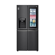 LG Multi-Door mit InstaView Door-in-Door ®  | Eis-, Crushed Ice- und Wasserspender  | ​508​ Liter Kapazität | Energieeffizienzklasse ​F​ | Festwasseranschluss | Matte Black Steel | ​GMX844MC6F, GMX844MC6F