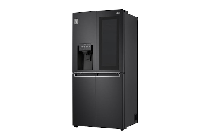 LG Multi-Door Kühlschrank mit InstaView Door-in-Door® (F, 508L,178,7cm hoch) mit 4L internem Wassertank, Eis- & Wasserspender | GMX844MCBF, GMX844MCBF