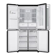 LG Multi-Door Kühlschrank mit InstaView Door-in-Door® (F, 508L,178,7cm hoch) mit 4L internem Wassertank, Eis- & Wasserspender | GMX844MCBF, GMX844MCBF