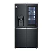 LG Multi-Door mit InstaView Door-in-Door ®  | Eis-, Crushed Ice- und Wasserspender  | 638 Liter Kapazität | Energieeffizienzklasse F | Festwasseranschluss | Matte Black Steel | GMX945MC9F, GMX945MC9F