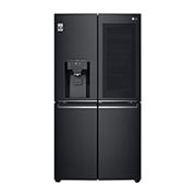 LG Multi-Door mit InstaView Door-in-Door ®  | Eis-, Crushed Ice- und Wasserspender  | 638 Liter Kapazität | Energieeffizienzklasse F | Festwasseranschluss | Matte Black Steel | GMX945MC9F, GMX945MC9F