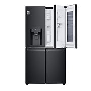 LG Multi-Door mit InstaView Door-in-Door®  | Craft Ice Kugeln | Eis-, Crushed Ice- und Wasserspender | 638 Liter Kapazität | Energieeffizienzklasse F | Festwasseranschluss | Matte Black Steel | GMX945MCCF, GMX945MCCF