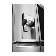 LG Multi-Door mit InstaView Door-in-Door ®  | Eis-, Crushed Ice- und Wasserspender | 638 Liter Kapazität | Energieeffizienzklasse F | Festwasseranschluss | Edelstahl | GMX945NS9F , GMX945NS9F