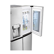 LG Multi-Door mit InstaView Door-in-Door ®  | Eis-, Crushed Ice- und Wasserspender | 638 Liter Kapazität | Energieeffizienzklasse F | Festwasseranschluss | Edelstahl | GMX945NS9F , GMX945NS9F