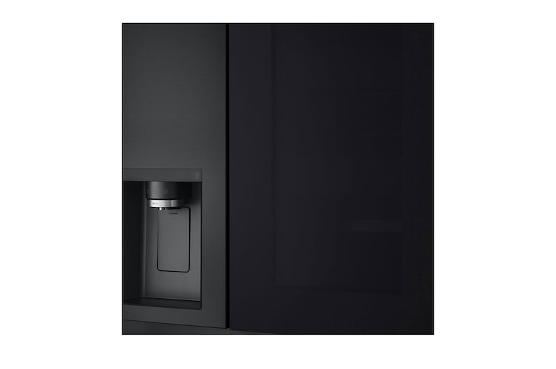 LG Side-by-Side Kühlschrank mit InstaView® (EEK C, 628L, 179cm hoch) mit Eis-, Crushed Ice- und Wasserspender & internem Wassertank | GSGE91EVAC, GSGE91EVAC