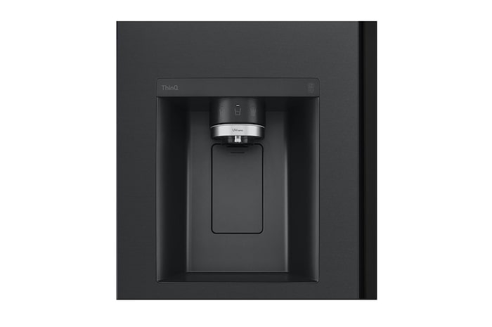 LG Side-by-Side Kühlschrank mit InstaView® (EEK C, 628L, 179cm hoch) mit Eis-, Crushed Ice- und Wasserspender & internem Wassertank | GSGE91EVAC, GSGE91EVAC