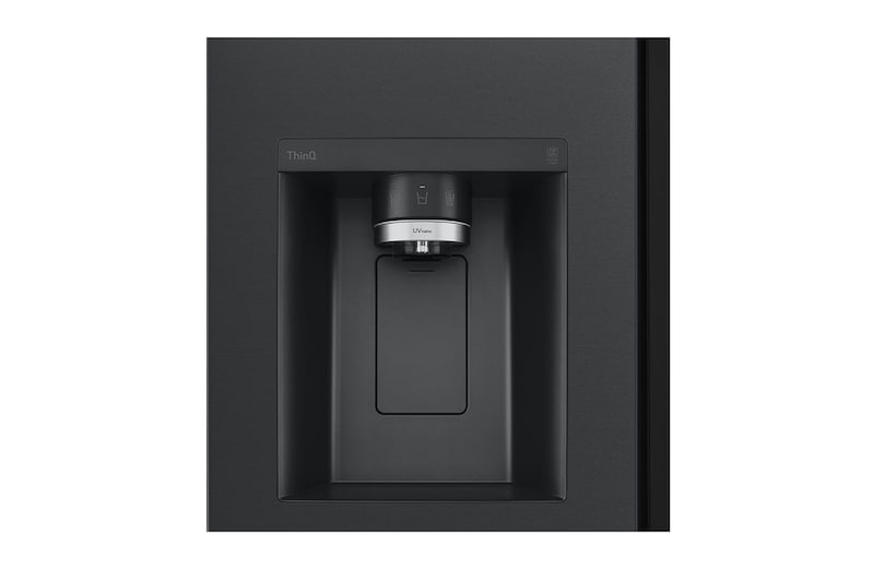 LG Side-by-Side Kühlschrank mit InstaView® (EEK C, 628L, 179cm hoch) mit Eis-, Crushed Ice- und Wasserspender & internem Wassertank | GSGE91EVAC, GSGE91EVAC