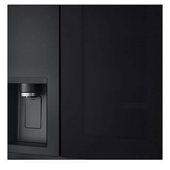 LG Side-by-Side Kühlschrank mit InstaView® (EEK C, 628L, 179cm hoch) mit Eis-, Crushed Ice- und Wasserspender & internem Wassertank | GSGE91EVAC, GSGE91EVAC