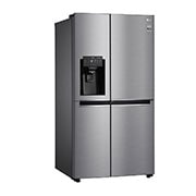 LG Side-by-Side mit Door-in-Door ® | Eis-, Crushed Ice- und Wasserspender | 625 Liter Kapazität | Energieeffizienzklasse E | Interner Wassertank 4L | Steel | GSJ461DIDE, GSJ461DIDE