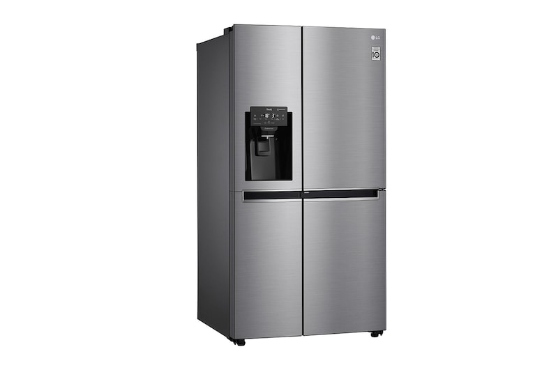 LG Side-by-Side mit Door-in-Door ® | Eis-, Crushed Ice- und Wasserspender | 625 Liter Kapazität | Energieeffizienzklasse E | Interner Wassertank 4L | Steel | GSJ461DIDE, GSJ461DIDE