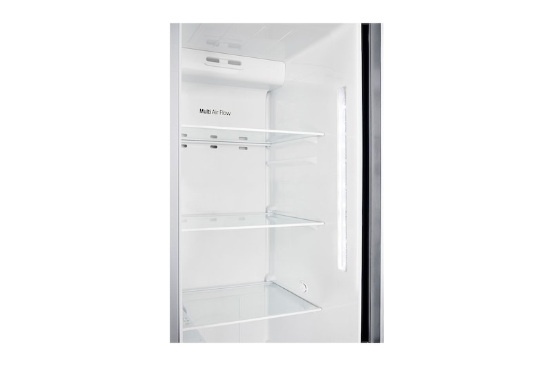 LG Side-by-Side mit Door-in-Door ® | Eis-, Crushed Ice- und Wasserspender | 625 Liter Kapazität | Energieeffizienzklasse E | Interner Wassertank 4L | Steel | GSJ461DIDE, GSJ461DIDE